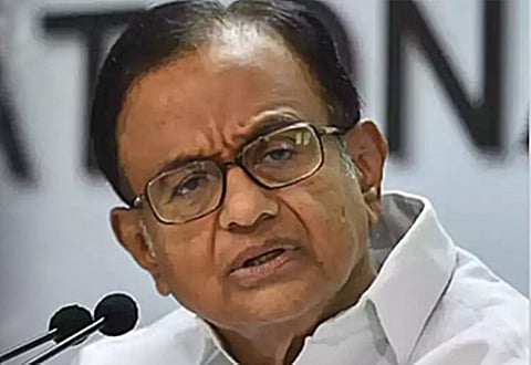 காங்கிரஸ் மூத்த தலைவரும் முன்னாள் மத்திய நிதியமைச்சருமான ப.சிதம்பரம் 