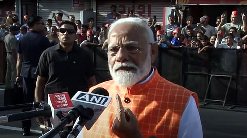 3-ஆம் கட்ட தோ்தலில் அதிகளவில் வாக்களிக்க வேண்டும் -பிரதமர் மோடி