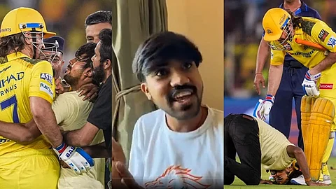 மைதானத்தில் அத்துமீறி நுழைந்த ரசிகரின் அறுவைச் சிகிச்சைக்கு உதவிய தோனி!