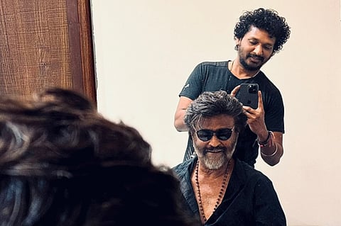 மிரட்டலான ரஜினி.. லோகேஷ் வெளியிட்ட புகைப்படம்!