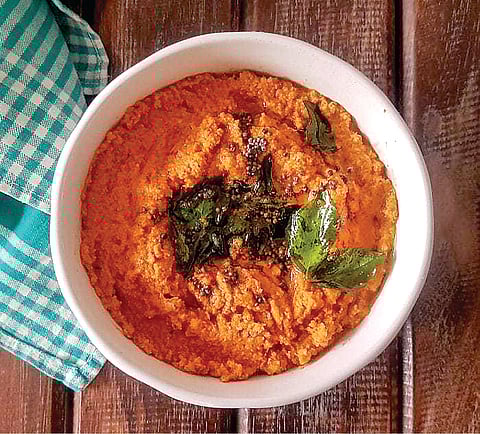 கேரட் துவையல்