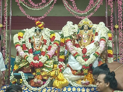 காரைக்கால் அம்மையார்  திருக்கல்யாண காட்சி