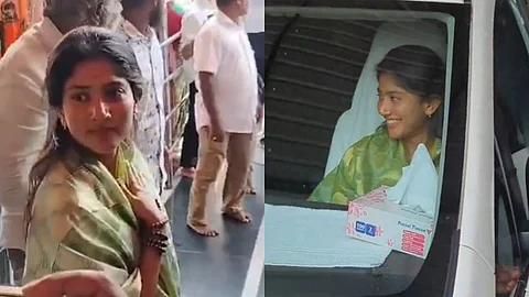 சூர்யநாராயண சுவாமி கோயிலுக்கு சென்ற சாய் பல்லவி