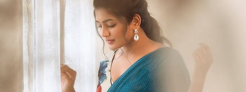 தெலுங்கு சினிமாவில் வளர்ந்து வரும் நாயகியான ஈஷா ரெப்பா.