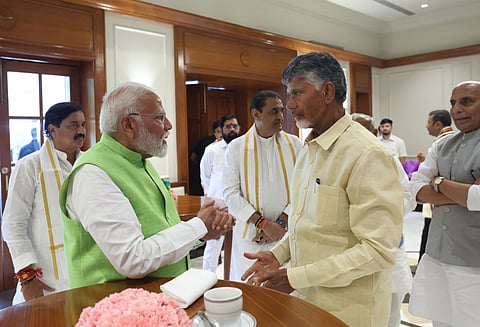 ஜூன் 12-ல் சந்திரபாபு பதவியேற்பு: மோடிக்கு அழைப்பு