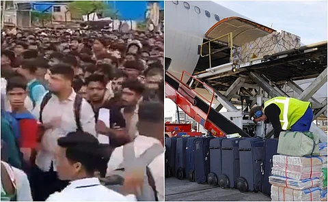 மும்பை ஏர் இந்தியா அலுவலகத்தில் குவிந்த இளைஞர்கள்