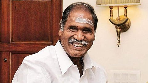 புதுவை முதல்வர் ரங்கசாமி. 