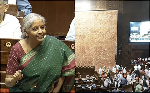 மாநிலங்களவையில் வெளிநடப்பு