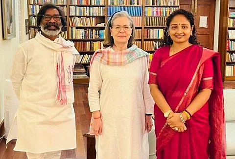 சோனியா காந்தியை சந்திந்தபோது..