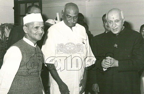 சாஸ்திரி - காமராஜர் - நேரு