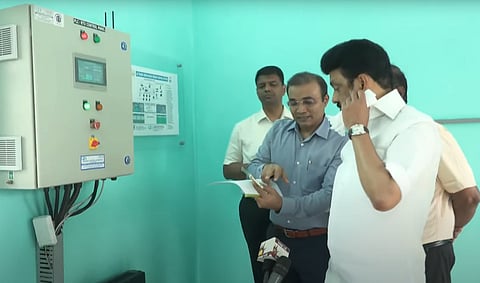 கொளத்தூரில் முதல்வர் ஸ்டாலின்.