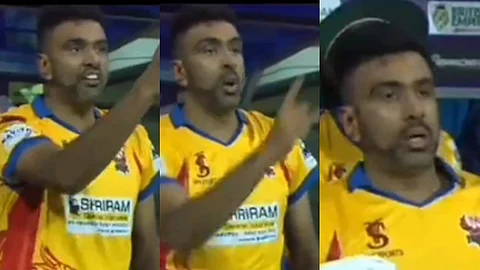 வீரரை திட்டிய அஸ்வின் 