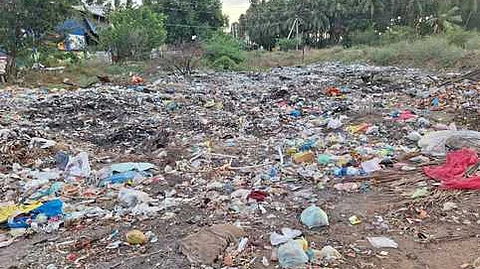    குளத்தின் சுவடு தெரியாமல் உள்ள பெட்டைக்குளம்.