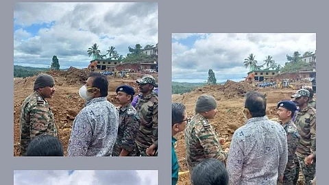 தேசிய பேரிடா் கோரிக்கை குறித்து மத்திய அமைச்சா் சுரேஷ் கோபி ஆய்வு