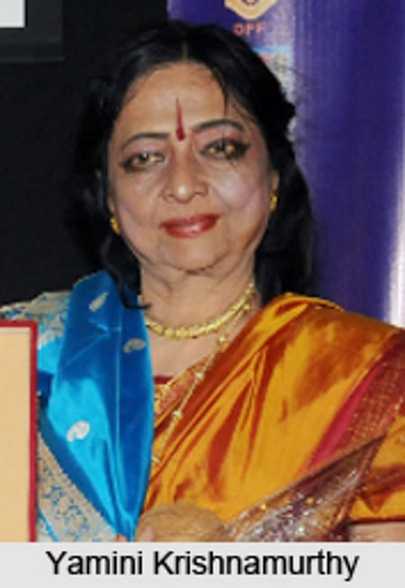 புகழ்பெற்ற பரத நாட்டிய கலைஞா் யாமினி கிருஷ்ணமூா்த்தி  மறைவு