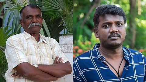 எழுத்தாளர் சோ. தர்மன், இயக்குநர் மாரி செல்வராஜ். 
