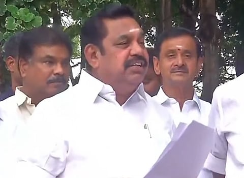எடப்பாடி பழனிசாமி. 