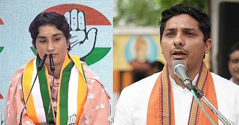 வினேஷ் போகத்துக்கு எதிராகப் போட்டியிடும் பாஜக வேட்பாளர் யார்?