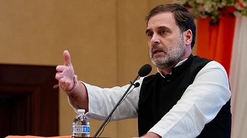 வாஷிங்டன் டிசியில் உள்ள ஜார்ஜ்டவுன் பல்கலைக்கழகத்தில் ராகுல் காந்தி