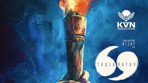 விஜய் 69 போஸ்டர். 