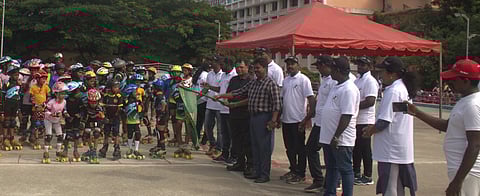 மாநில ஸ்கேட்டிங் போட்டி:
வின்ஸ் பள்ளியில் தகுதிச்சுற்று