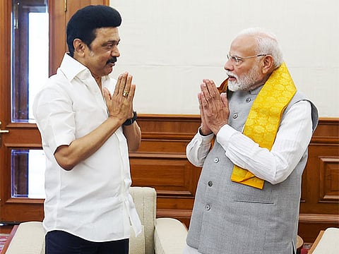 முதல்வர் ஸ்டாலின்- பிரதமர் மோடி