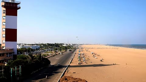 மெரீனா கடற்கரை.