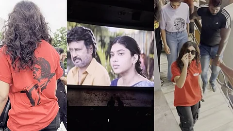 ஒரே சூப்பர் ஸ்டார்..! துஷாரா விஜயன் வெளியிட்ட விடியோ! 