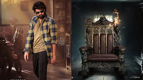 பிரபாஸின் தி ராஜா சாப் டீசர் போஸ்டர். 