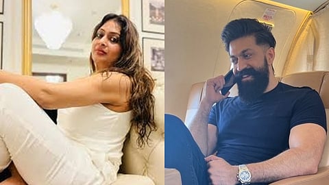 இயக்குநர் கீது மோகன்தாஸ், நடிகர் யஷ். 