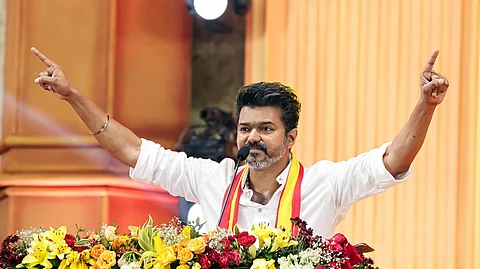 தவெக தலைவர் விஜய்