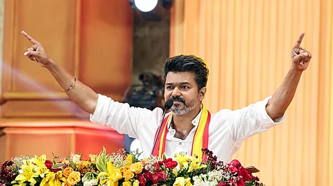 தவெக தலைவர் விஜய்