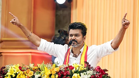 தவெக தலைவர் விஜய்