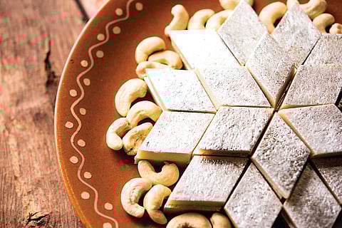 முந்திரி பருப்பு பர்பி