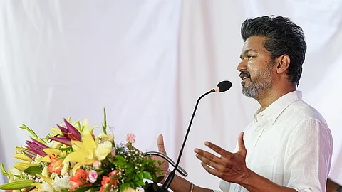 தவெக தலைவர் விஜய்
