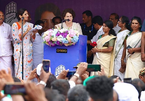 வயநாட்டில் பிரியங்கா