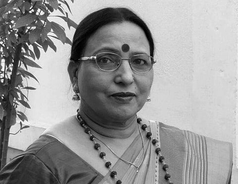 நாட்டுப்புற பாடகி ஷார்தா சின்ஹா. 