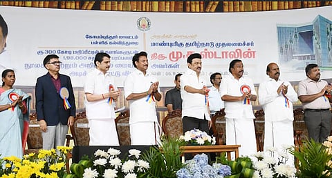 கோவையில் ரூ. 300 கோடியில் 'பெரியார் நூலகம்' - முதல்வர் அடிக்கல் நாட்டினார்!
