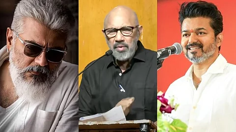 அஜித், சத்யராஜ், விஜய். 