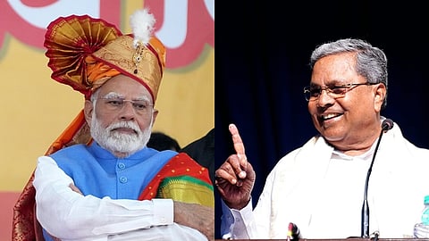 பிரதமர் மோடி - கர்நாடக முதல்வர் சித்தராமையா