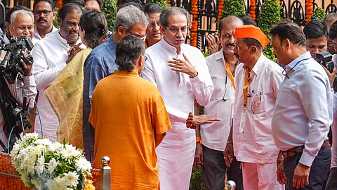 பால் தாக்கரேவின் நினைவிடம்.
