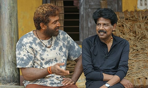 இயக்குநர் பாலாவுடன் அருண் விஜய்.