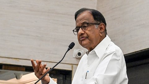 காங்கிரஸ் மூத்த தலைவர் ப. சிதம்பரம் 