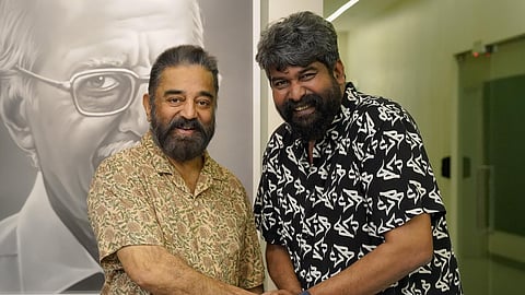 நடிகர்கள் ஜோஜு ஜார்ஜ், கமல்ஹாசன்.