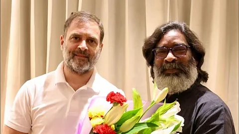 ராகுல் காந்தி - ஹேமந்த் சோரன்