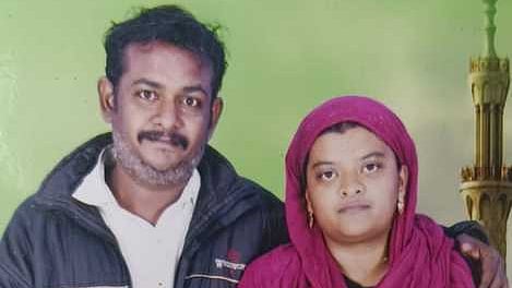 விபத்தில் உயிரிழந்த முகமது கஸ்ஸாலி, நூருல் பாத்திமா.