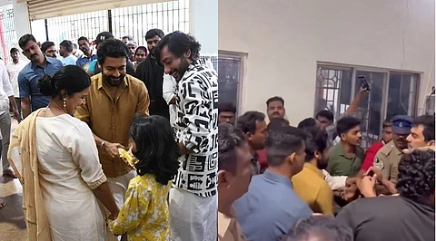 சூர்யா 45 படக்குழுவினர் மாசாணி அம்மன் கோவிலில் சாமி தரிசனம் செய்ய வந்தபோது பொதுமக்கள் ஏராளமானோர் கூடியதால் பரபரப்பு நிலவியது. 