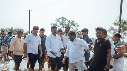 மரக்காணத்தில் ஆய்வு செய்த அண்ணாமலை 