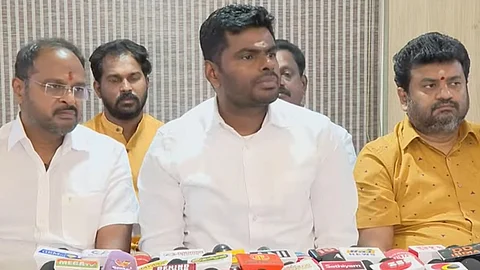 செய்தியாளர் சந்திப்பில் அண்ணாமலை