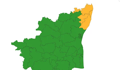 வானிலை மையம் வெளியிட்ட வரைபடம்